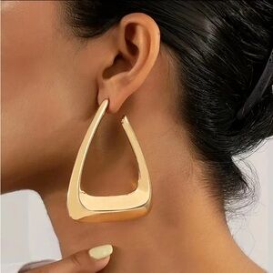 Triangle Shape Hoops